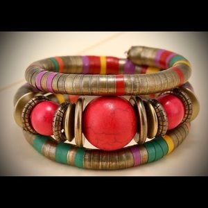 BOHO BOHEMIAN WRAP BRACELET TRIBAL ETHNIC HIPPIE
